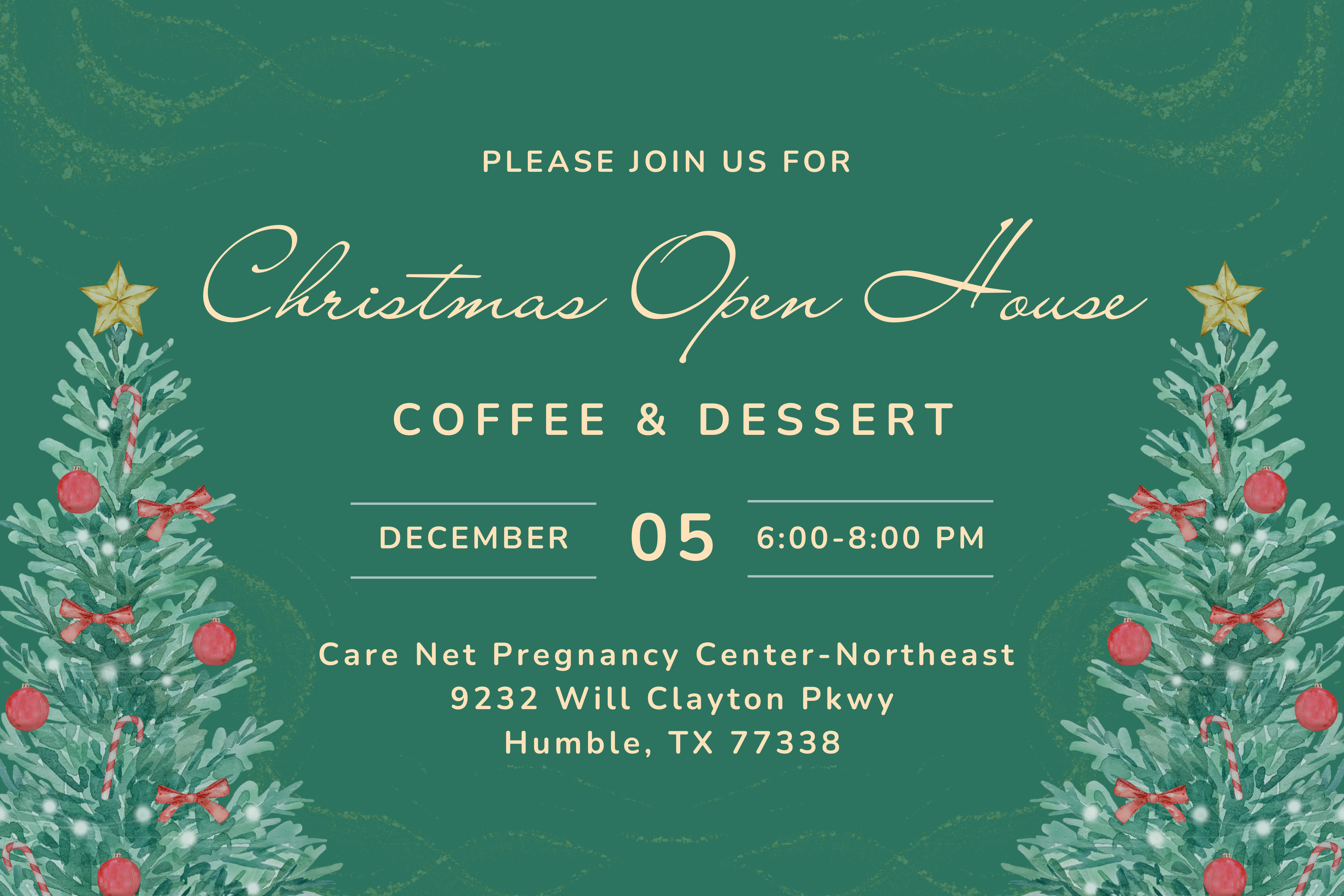 Area Events care net christmas open house