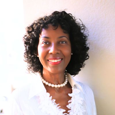 deborah elum in white